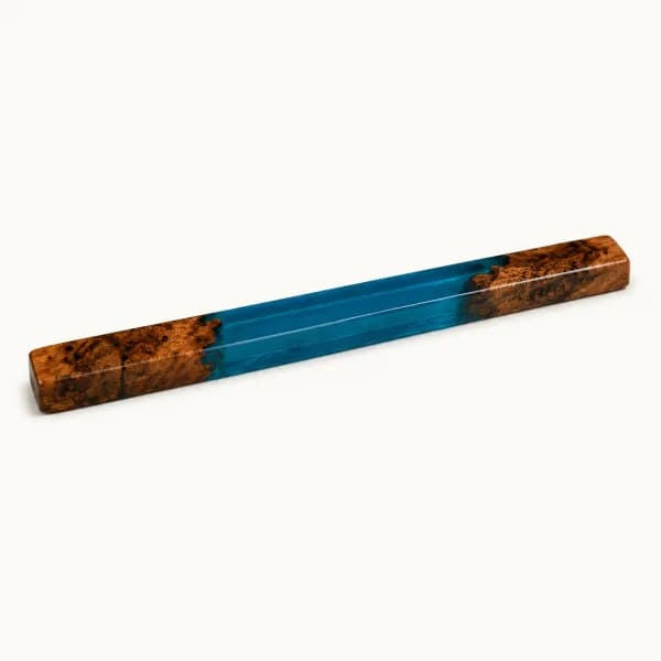 Chặn Giấy Epoxy Gỗ Nu Khối Vuông