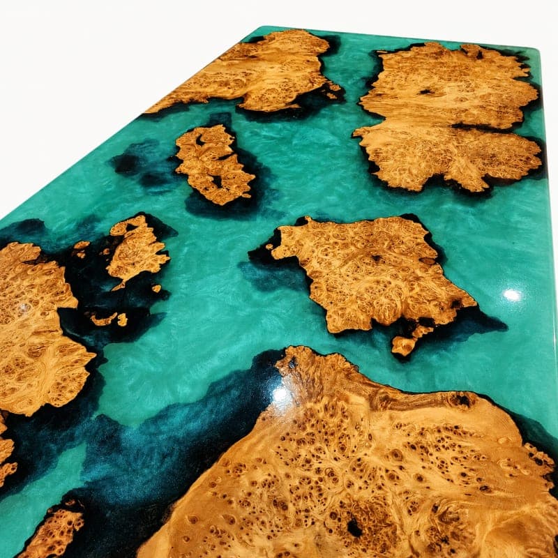 Bàn Epoxy Đảo Ngọc Chân Sắt